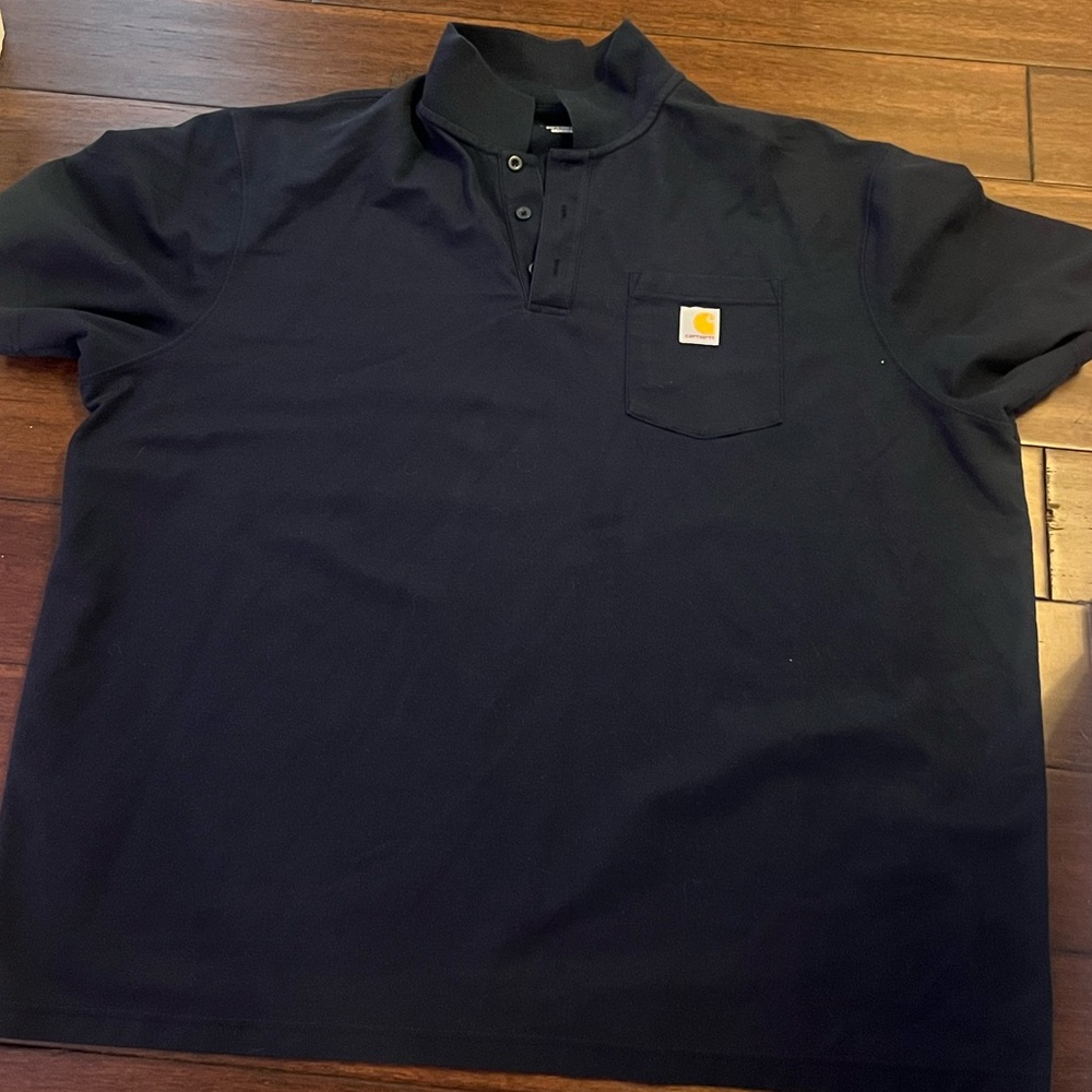 Carhartt Men's Dark Polo with Pocket